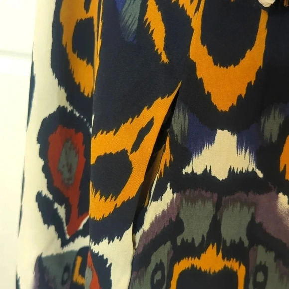 Tyche Dress Womens Puff Sleeve Abstract Printed - Picture 5 of 7